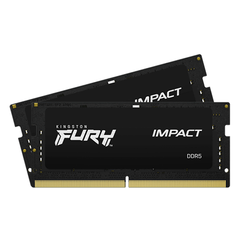Kingston Fury Impact PnP 32GB (2x16GB Kit) 5600MT/s DDR5 SODIMM - KF556S40IBK2-32