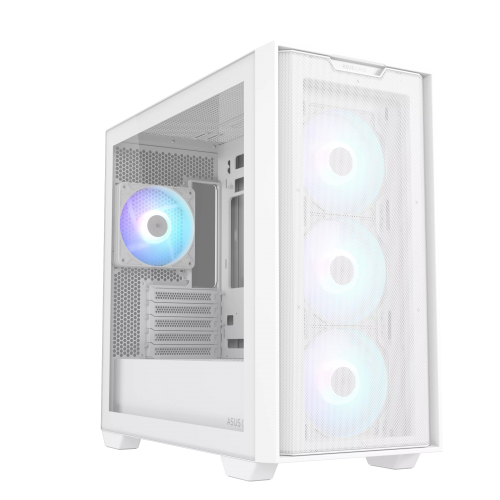 ASUS Gaming Case Micro ATX TG with 4xARGB Fans A21 PLUS White