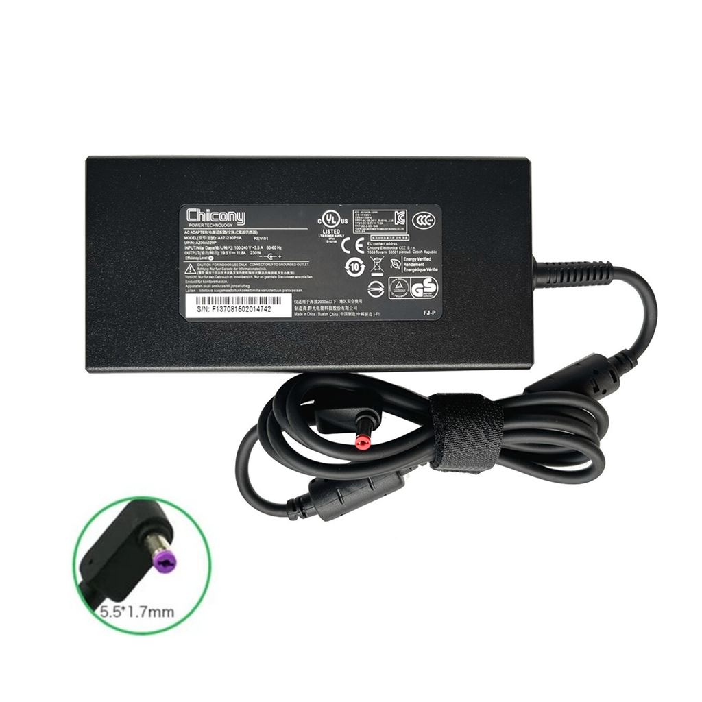 Original Charger For Acer Notebooks - 230W - 5.5x1.7mm