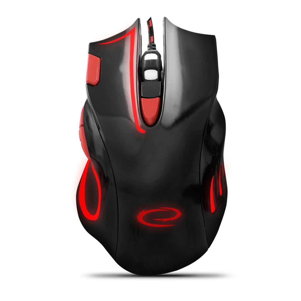 Esperanza Mouse Wired  - Black/Red - EGM401KR