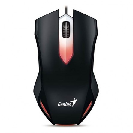 Genius Mouse Wired - Black/Red - 31040034100