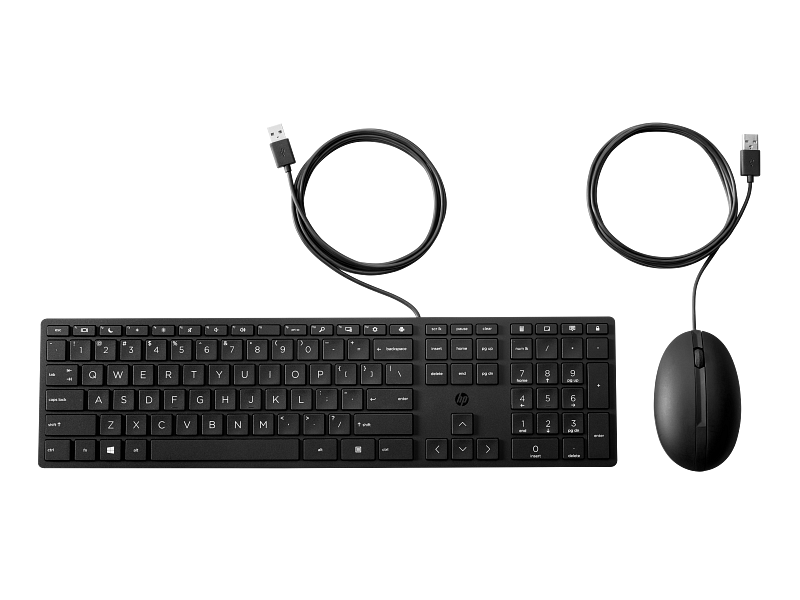 HP Keyboard and Mouse 320MK 9SR36UT - Black