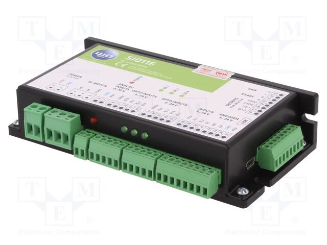 DC-motor driver; for DIN rail mounting; IP20; 138x80x30mm; 16A