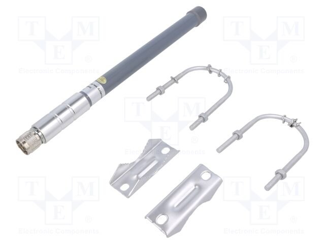 Antenna; grey; N; 50W; 868MHz; 50Ω; 0.3m; 3dBi; -20÷85°C