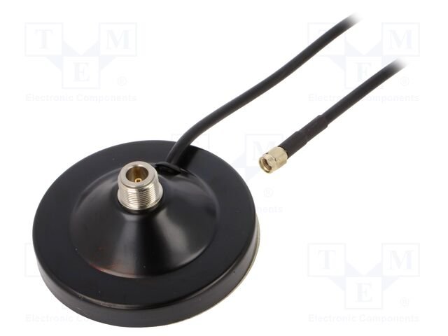 Antenna holder; black; N,SMA; IP67; 2m; LMR200