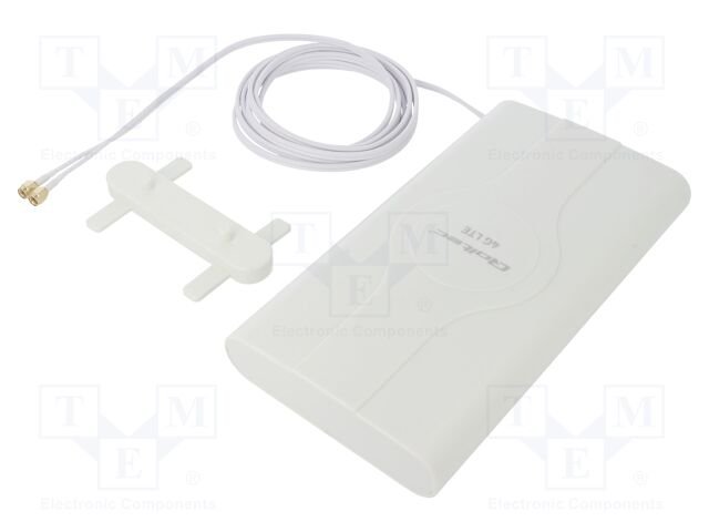 Antenna; white; SMA x2; 50W; 600÷2700MHz; 50Ω; 3m; 30dBi; -45÷80°C