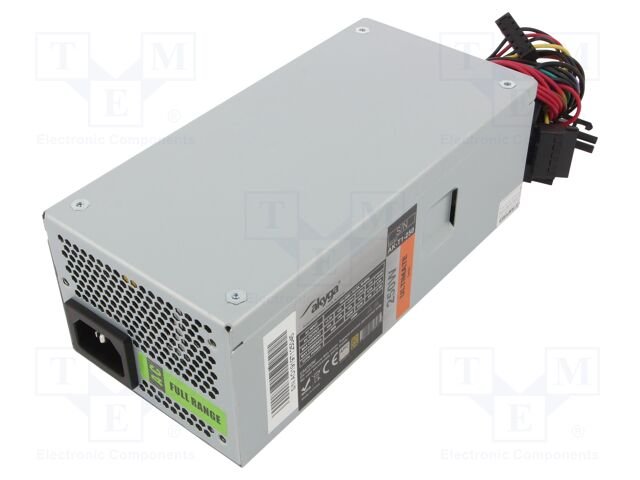 Power supply: computer; TFX; 300W; 3.3/5/12V; Features: fan 8cm