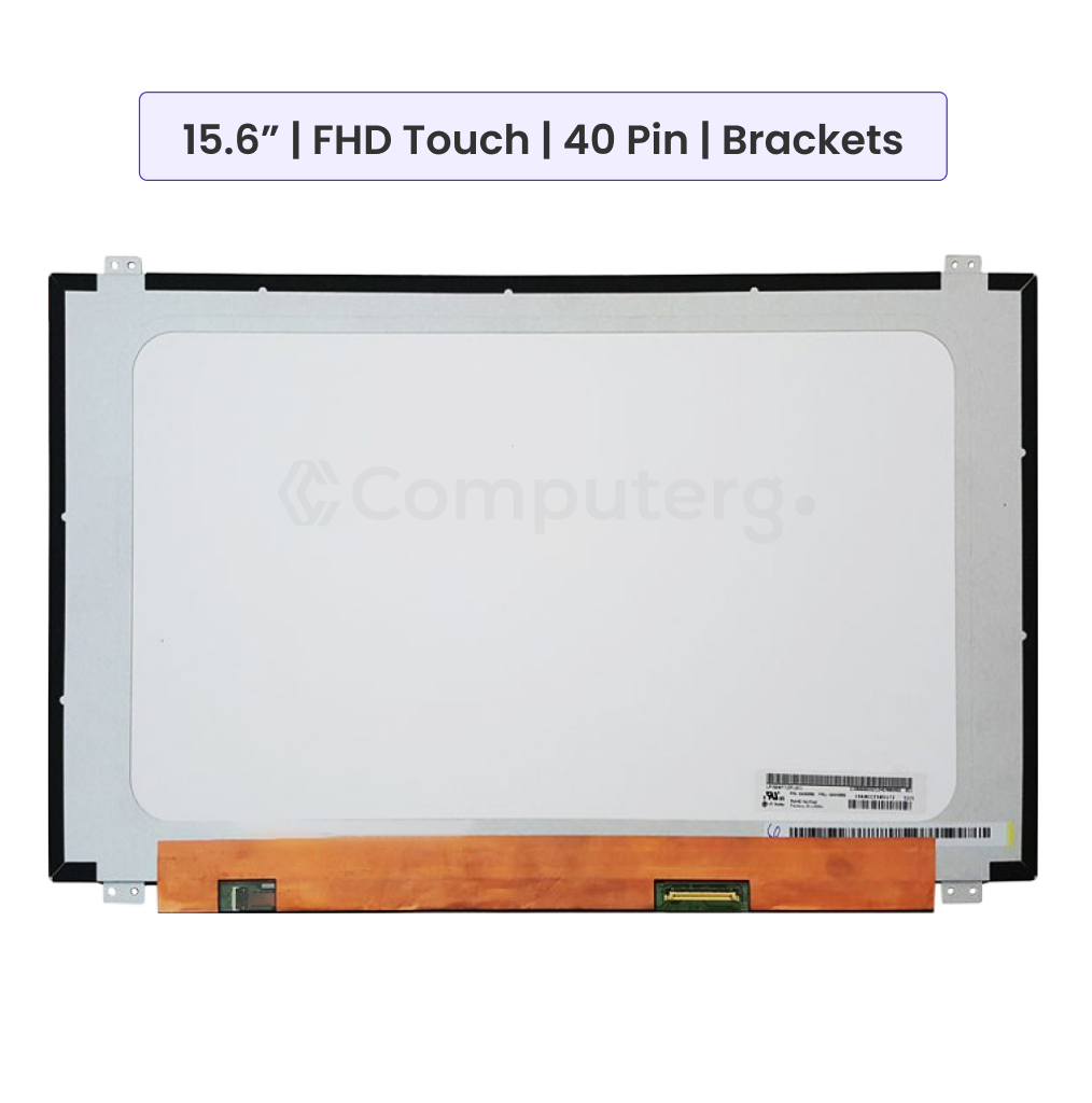 15.6-Inch- FHD (1920x1080) Touch - 40 Pin - Brackets