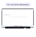 15.6-Inch - UHD (3840x2160) IPS - 40 Pin - Side Brackets