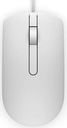 Dell Mouse Wired USB - White - MS116 