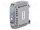 DC-motor driver; for DIN rail mounting; 23x62x63mm; 8A; 16kHz