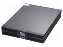 Power supply: UPS; 6kW; 6kVA; 230V; screw terminal; RACK; Ubatt: 12V